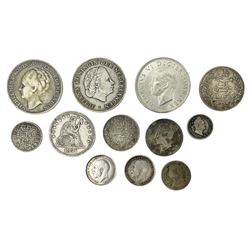 Twelve World coins, including William II