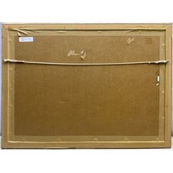 Stephen Frank Wasley (1848-1934): Ruins of Carthage from the River, watercolour signed 24cm x 43cm