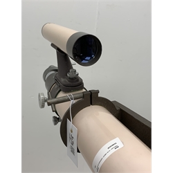 Swift telescope model no.831, D=77mm F=1000mm, serial no.713027, on Charles Frank tripod with additional eyepiece L107cm H138cm