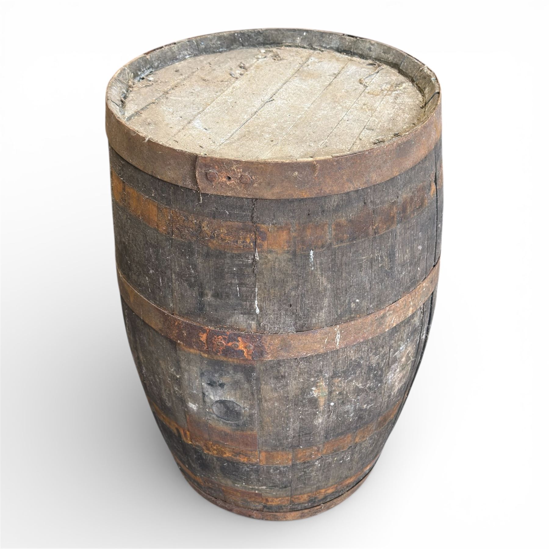 Three Rustic oak coopered barrels