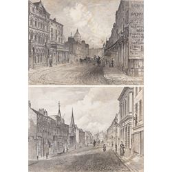 Frederick Schultz Smith (Hull 1860-1925): 'View of Saville Street' and 'View of Osborne St...