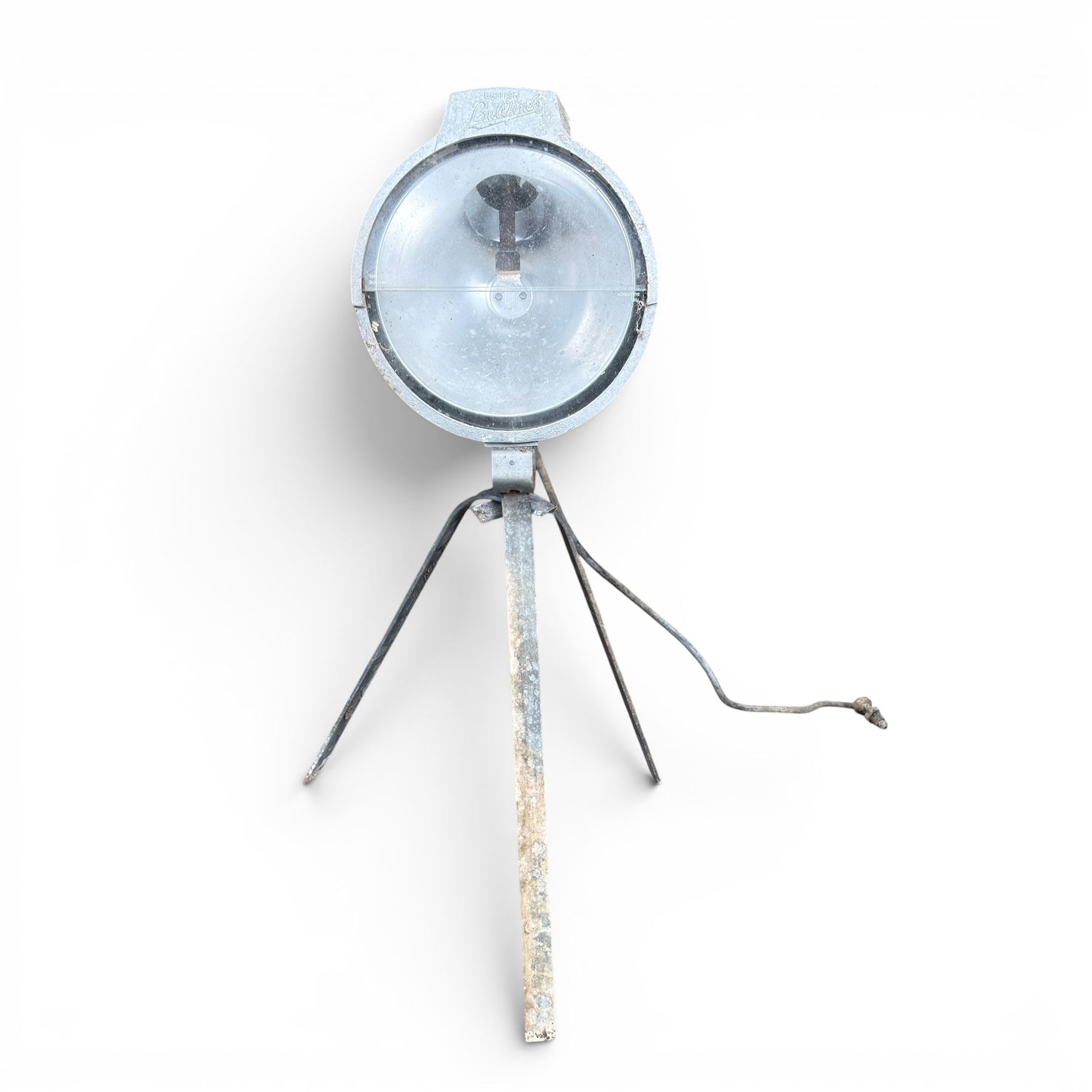 Bullfinch Lighting - collection of three gas floodlights on tripod bases (Medium Stands)