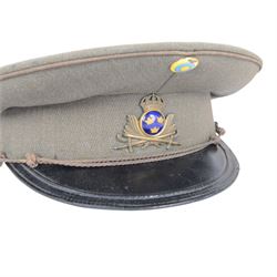 WWII Swedish army officer's peaked cap
