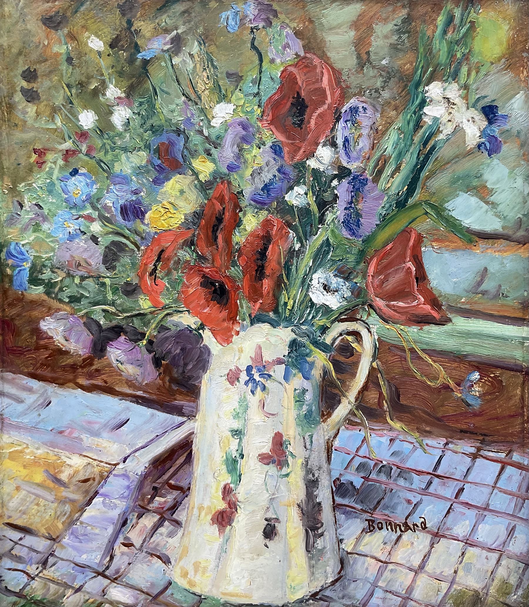 Manner of Pierre Bonnard (French 1867-1947): 'Fleurs' - Still Life