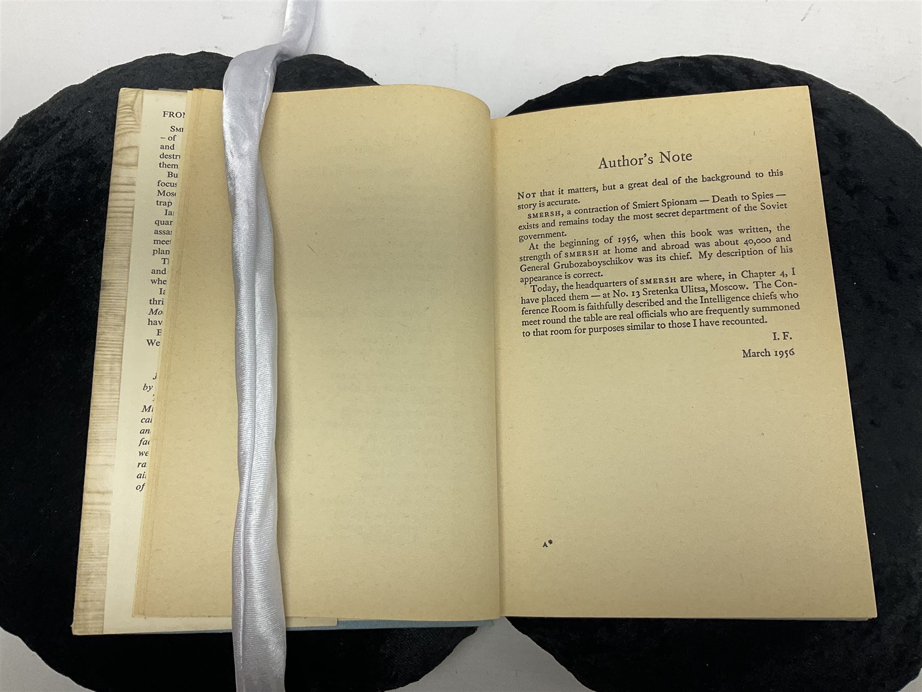 Ian Fleming: Octopussy and The Living Daylights. 1966 First edition with dustjacket; together with From Russia With Love. Book Club edition with dustjacket (2)