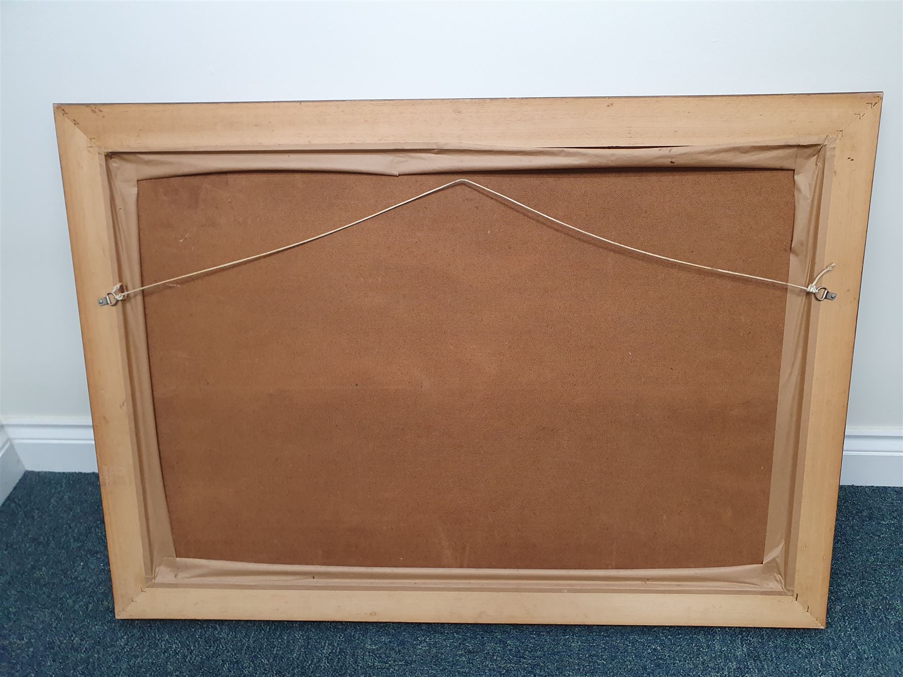 Michael James Strang (Cornish 1942-2021): Smeaton's Pier St Ives viewed from Wharf Road, oil on board signed and dated '87, 60cm x 90cm