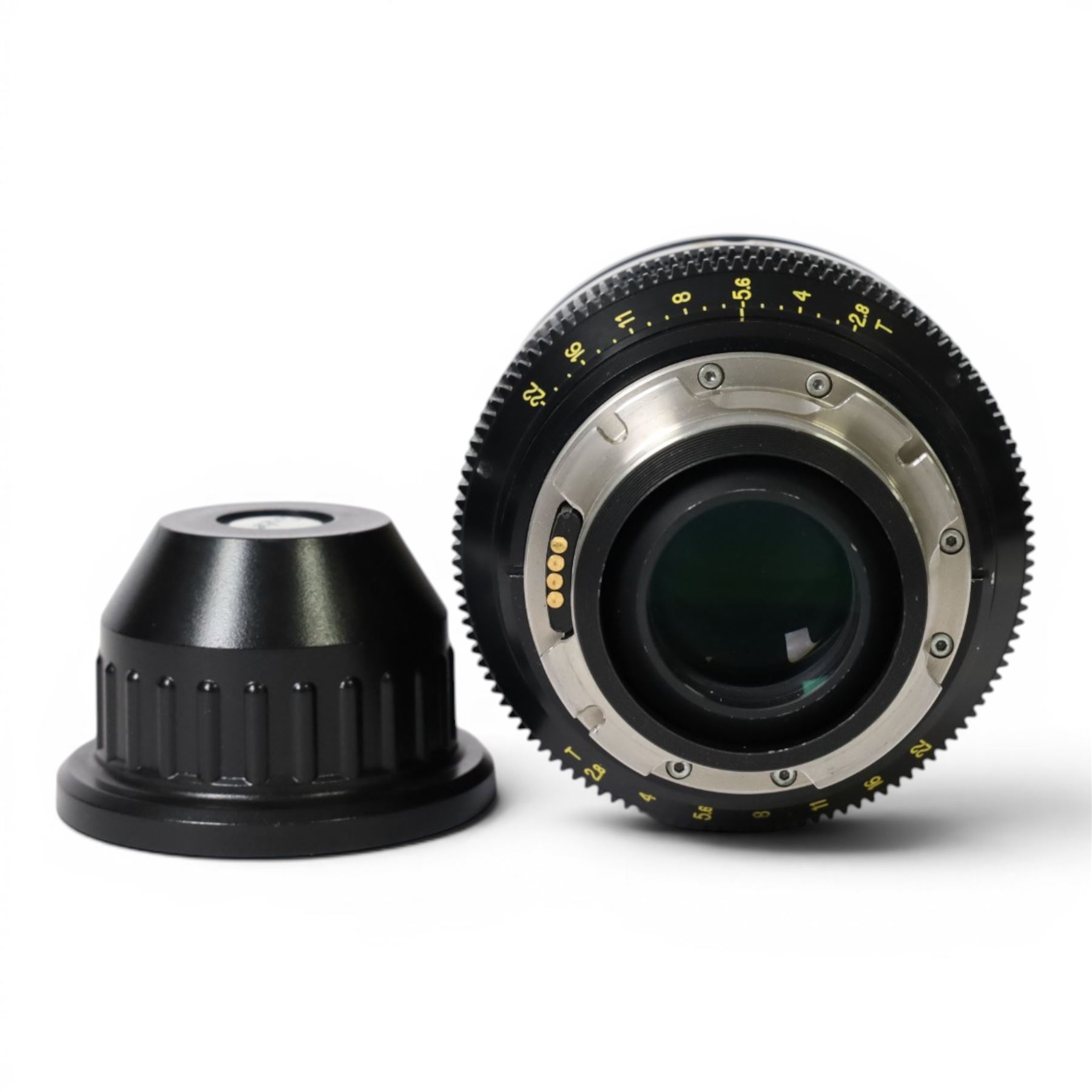 Cooke Mini S4/i 50mm T2.8 prime lens with PL mount, serial no. 8050-0714, with front and back lens caps