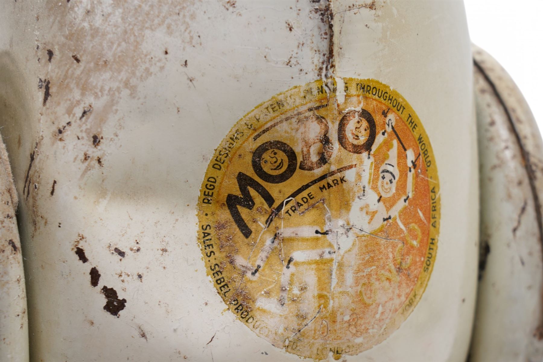 A 1950s Mobo pedal horse, W68cm