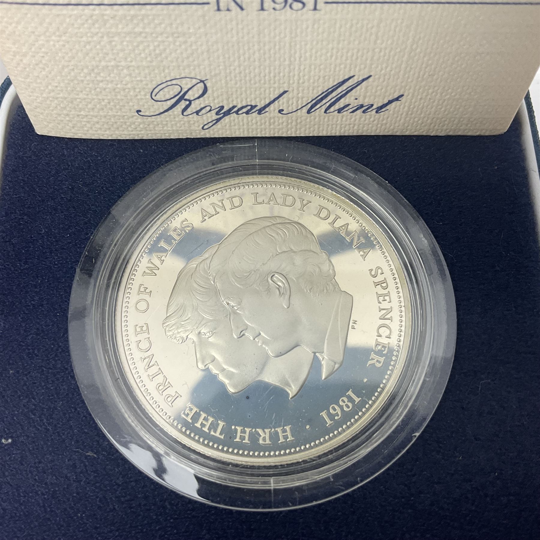 Six Queen Elizabeth II United Kingdom silver crown coins, comprising two 1972 'Silver Wedding', two 1977 'Silver Jubilee' and two 1981 'Commemorating The Marriage of His Royal Highness The Prince of Wales and Lady Diana Spencer', all cased with certificates 