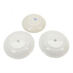 Copeland Spode Italian pattern part tea service, including teapot, six cups and ten saucers, five dessert plates, five side plates etc 