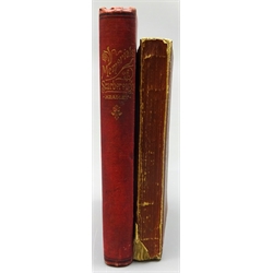  Meadley, C: Memorials of Scarborough, 1st.ed, pub.London & E. Dennis Scarboro' 1890, red cloth, Theakston's Guide to Scarborough 9th.ed pub.1865, 2vols  