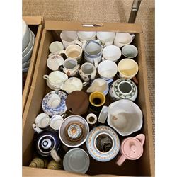 Assorted ceramics, to include Hornsea, Carlton Ware, Copeland & Garrett, various teawares and other decorative ceramics, etc., in three boxes 