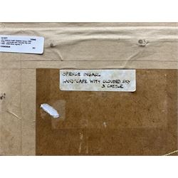 John Spence Ingall (Staithes Group 1850-1936): 'Landscape with Clouded Sky and Cattle', watercolour signed, titled verso 27cm x 39cm