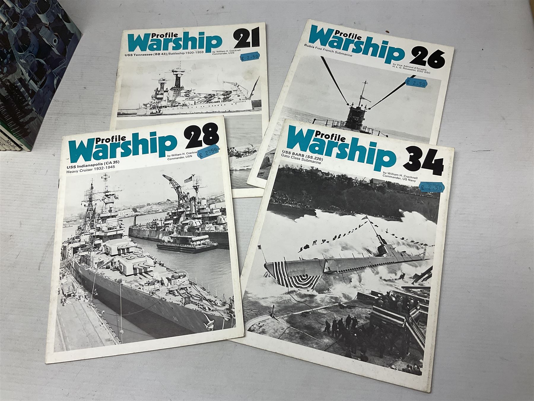 Six Atlas Editions ring binders of Warships Maxi Cards; and large quantity of booklets, cigarette cards etc of naval and shipping interest