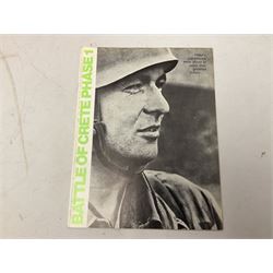 Adolf Hitler, Bilder aus dem Leben des Fuhrers [Pictures from the Life of the Fuhrer], Herausgegeben vom Cigaretten / Bilderdienst, Hamburg / Bahrenfeld, 1936, an album of two hundred tipped-in cards bearing photographs by Heinrich Hoffman, originally collected with cigarettes, 31 cm x 24 cm; together with a Waffen-SS book 'Wenn alle Bruder schweigen'; Hamburg 1939-1945; and two other booklets