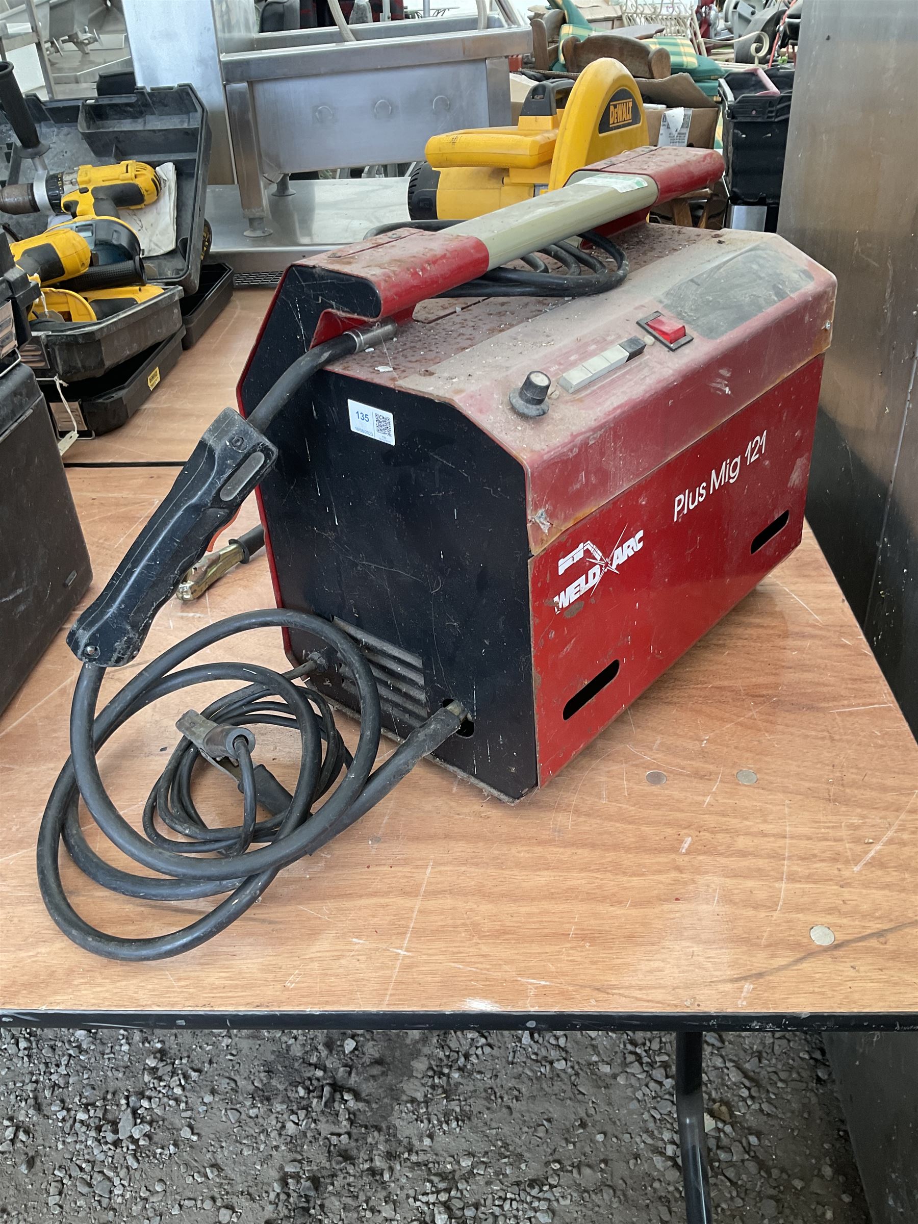 Weld Arc Plus MIG 121 welding machine  - THIS LOT IS TO BE COLLECTED BY APPOINTMENT FROM DUGGLEBY STORAGE, GREAT HILL, EASTFIELD, SCARBOROUGH, YO11 3TX