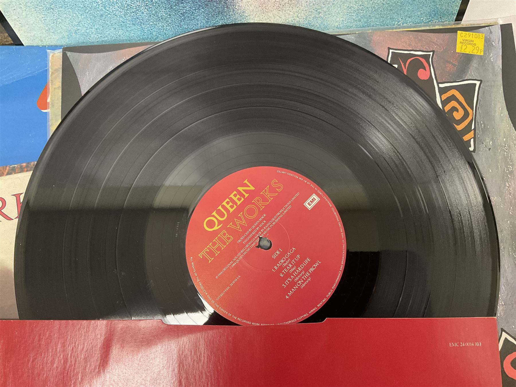 Collection of Rock, Punk and Pop vinyl LP records, including Tyrannosaurus Rex A Beard of Stars, Black Sabbath Paranoid, Derek & The Dominoes Layla, David Bowie Lodger, Kraftwerk Computer World, The Police Zenyatta Mondatta, etc