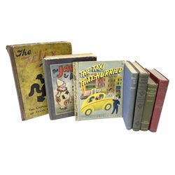 The Felix Annual 'the comic adventures of felix the film cat', The Japhet & Happy book , Hulm, Edward; Familiar Wild Flowers, with 40 coloured plates and other books