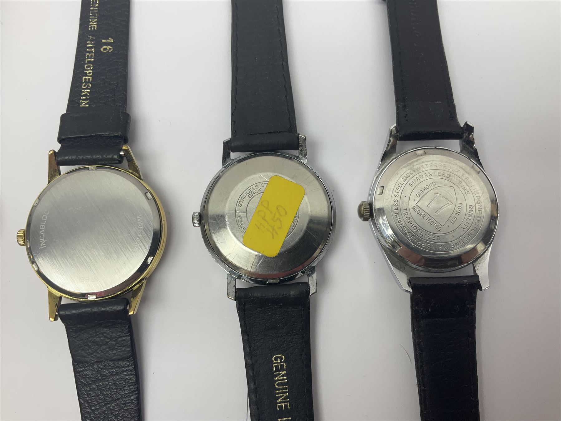 Two automatic wristwatches including Herculeo and Ramona and four manual wind wristwatches including Zenith, Swiss Watch Company and Accurist