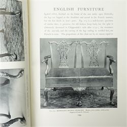 Macquoid, Percy - 'A History of English Furniture' published by Medici Society 1925 and 1928  'Age of Oak', 'Age of Satinwood',  'Age of Walnut' and 'Age of Mahogany'  four volumes with dust wrappers