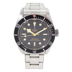 Tudor Black Bay Heritage gentleman's stainless steel automatic wristwatch, Ref. 79230N, se...