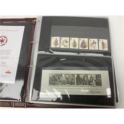 Queen Elizabeth II mint decimal stamps, mostly in presentation packs, face value of usable postage approximately 845 GBP