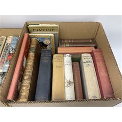 Collection of 19th century and later books, to include The Imperial Gazetteer, a General Dictionary of Geography, Physical, Political, Statistical, and Descriptive, two volumes, The Ascent of everest, four novels by Osbert Sitwell etc 