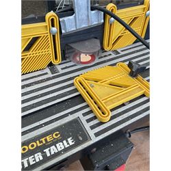 Tooltech router table and Nutool five speed drill press  - THIS LOT IS TO BE COLLECTED BY APPOINTMENT FROM DUGGLEBY STORAGE, GREAT HILL, EASTFIELD, SCARBOROUGH, YO11 3TX