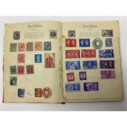 Queen Victoria 1889 crown coin, King George V 1935 crown, Queen Elizabeth II 1977 silver proof crown, small number of Great British pre 1947 silver coins, other pre-decimal coinage, World stamps including Argentina, Australia, Belgium, Canada, France, Germany etc 