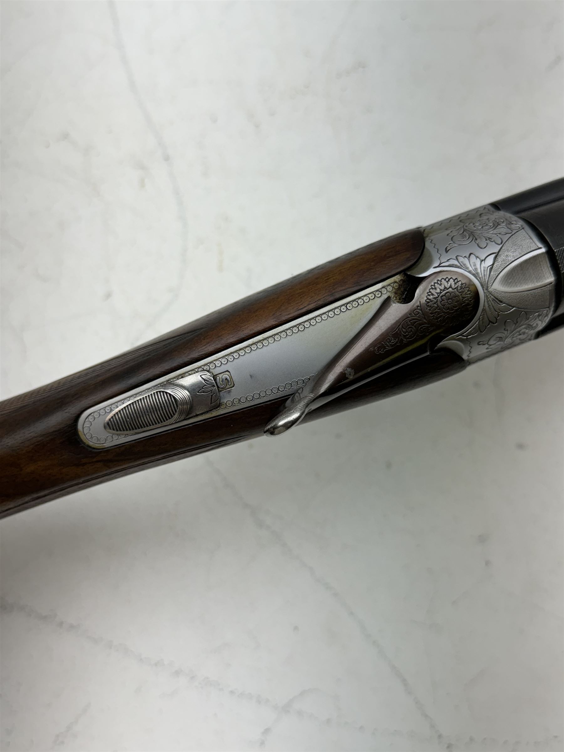 SHOTGUN CERTIFICATE REQUIRED - Italian Beretta S56E 12-bore over under shotgun, double trigger 71cm (28