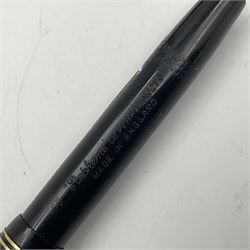 Five fountain pens, to include Stephens no 270, Curzon Typhoo, WHSmith The Wembley Pen and the Nectar, all with 14ct gold nibs  