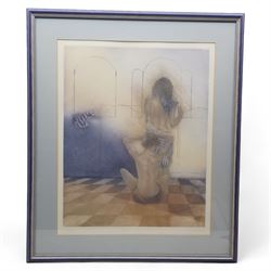 Janet Treby (British 1955-): 'Soft Interlude' 'Calm Seclusion' 'Metamorphosis II' 'Metamorphosis IV', set four limited edition colour prints signed titled and numbered in pencil max 55cm x 44cm (4)