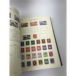Stanley Gibbons 'Windsor Album' housing Great British stamps from Queen Victoria to Queen Elizabeth II including penny reds, half penny bantams etc