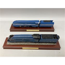 Lilliput Lane models to include 'Age of Steam' locomotives, comprising 'Coronation', 'Royal Sovereign', 'Mallard' and 'Flying Scotsman', together with limited edition 'Dawn of Steam' figure, all boxed, with various deeds, and further Lilliput Lane booklets and leaflets etc