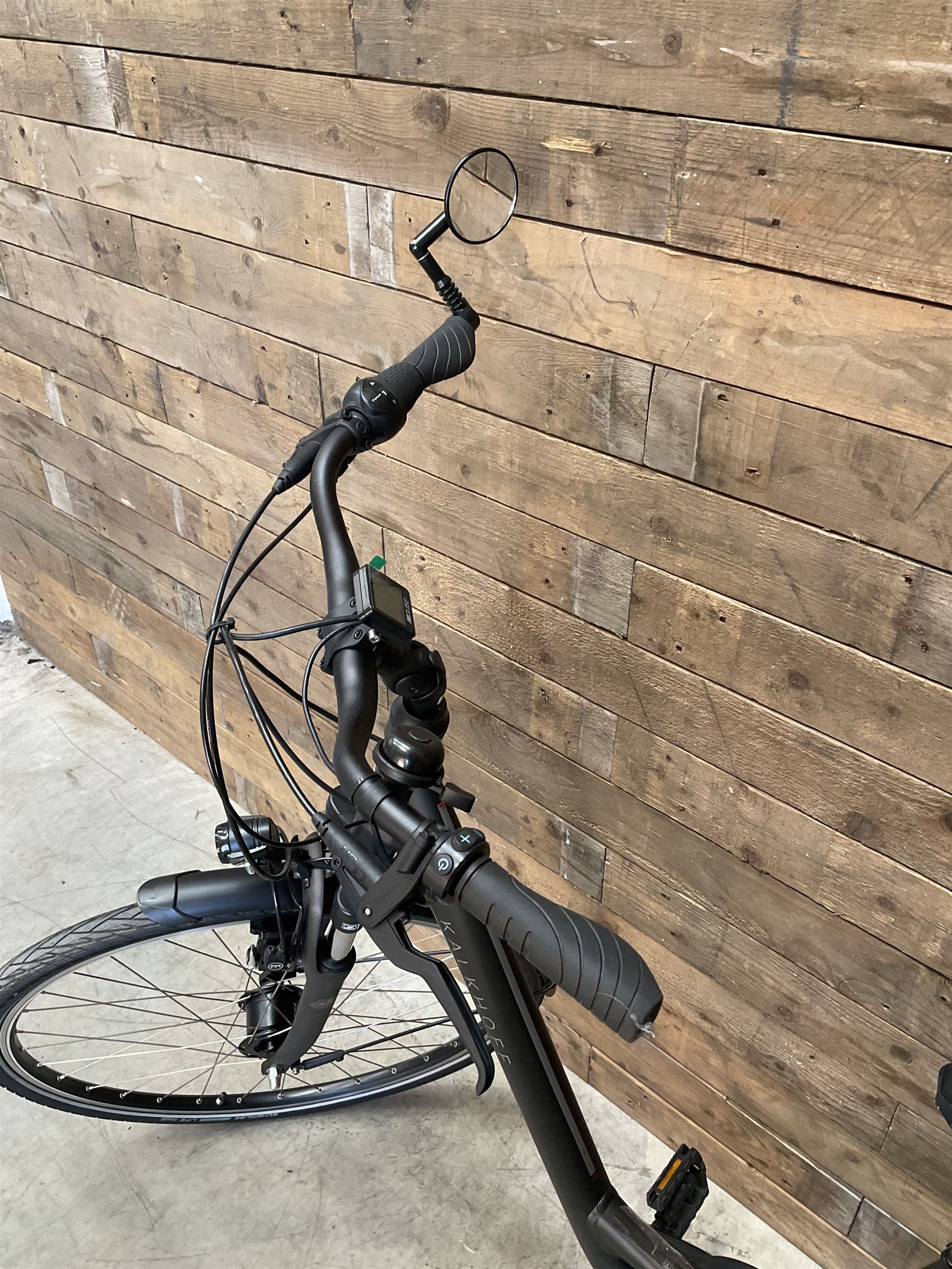 Kalkhoff Jubilee i7 electric bike and 11Ah battery, with charger lock and manual