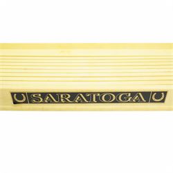 Saratoga horse racing game, boxed, W117cm 