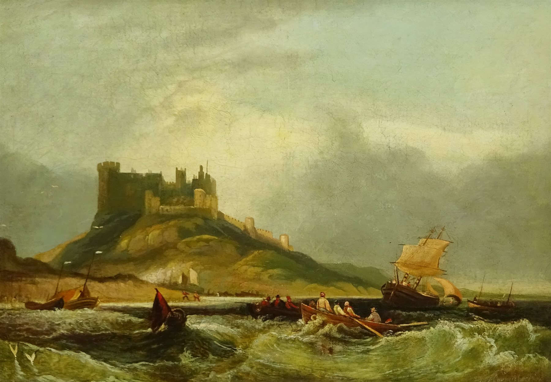 John Wilson Carmichael (British 17991868) Bamburgh Castle