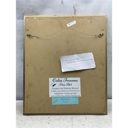 Colin S Frooms (British 1933-2017): 'Richard - Study of a Man in a Jacket', chalk sketch signed, titled verso 37cm x 27cm 