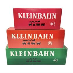Kleinbahn HO gauge - three locomotives 2062 Diesel-Verschublokomotive; OBB 1041 Elektrische Universallokomotive; all  boxed (3)