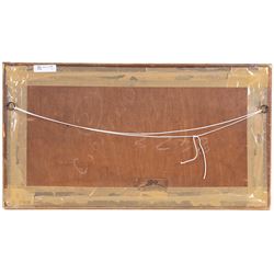 Paul Marny (French/British 1829-1914): Harbour Scenes, near pair watercolours signed, approx 16.5cm x 44.5cm each (2)