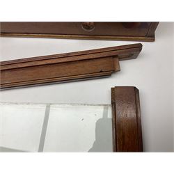 Collection of textile equipment, comprising, Goodbrand & Co. mahogany and brass yarn tester, Negretti & Zambra barograph and two sets of precision scales