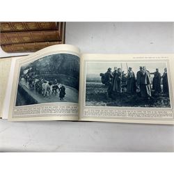 The Illustrated War News - Being a Pictorial Record of the Great War. Parts 1 -96 August 12th 1014 - June 7th 1916 uniformly bound in eight oblong quarto volumes with half-leather/gilt binding. Published by The Illustrated London News (8)