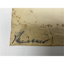 Three German documents dated 1942 - Gold Cross award to Major Ludwig Osterkampf; and Crete wound certificate and cuff title certificate awarded to Feldwebel Alfred Glaise; all unframed (3)