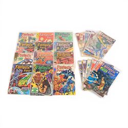 Marvel Silver Age 'Fantastic Four' comic books, spanning years 1968-1970, comprising a con...