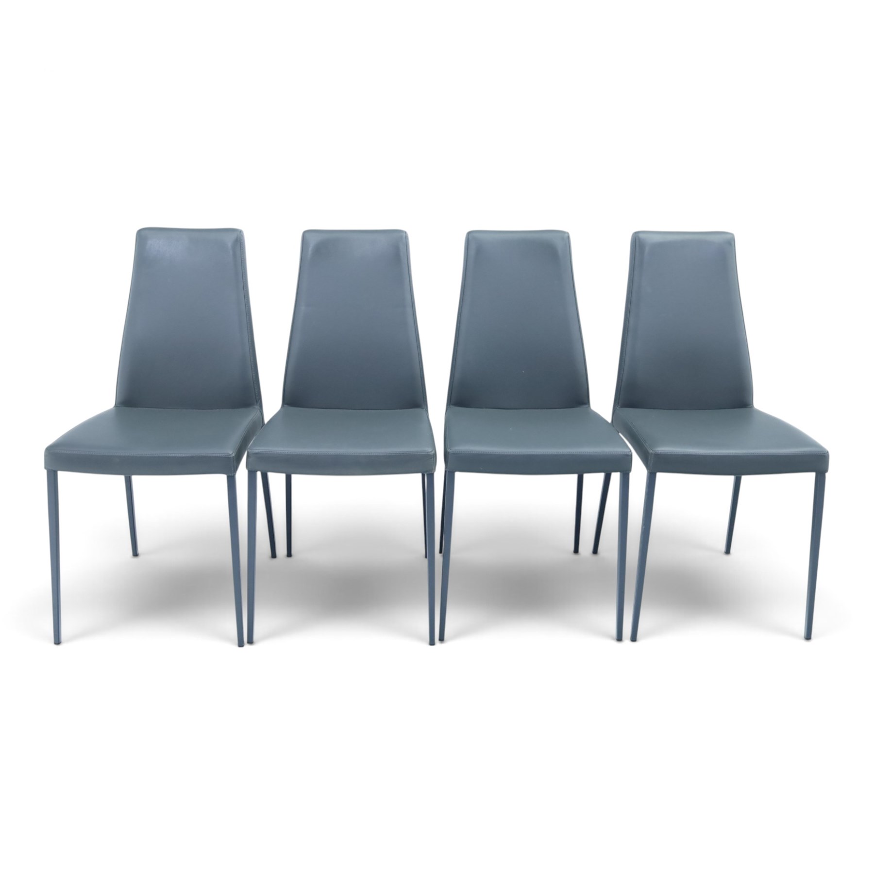 Calligaris - 'Omnia' extending dining table with ceramic top, with set eight 'Aida' dining chairs