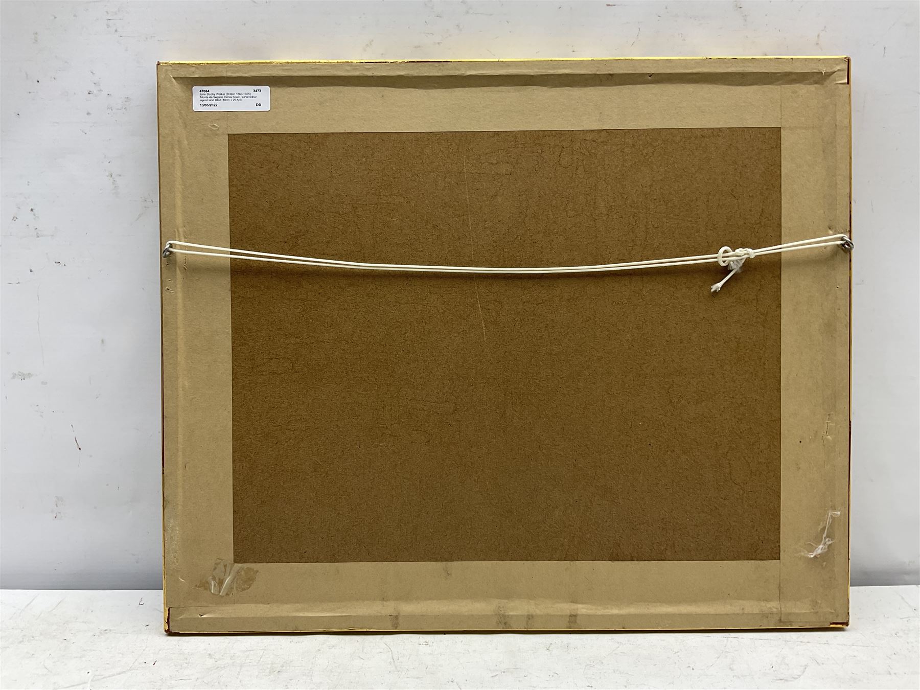 John Dobby Walker (British 1863-1925): 'Monte de Segaria Denia Spain, watercolour signed and titled 18cm x 26.5cm