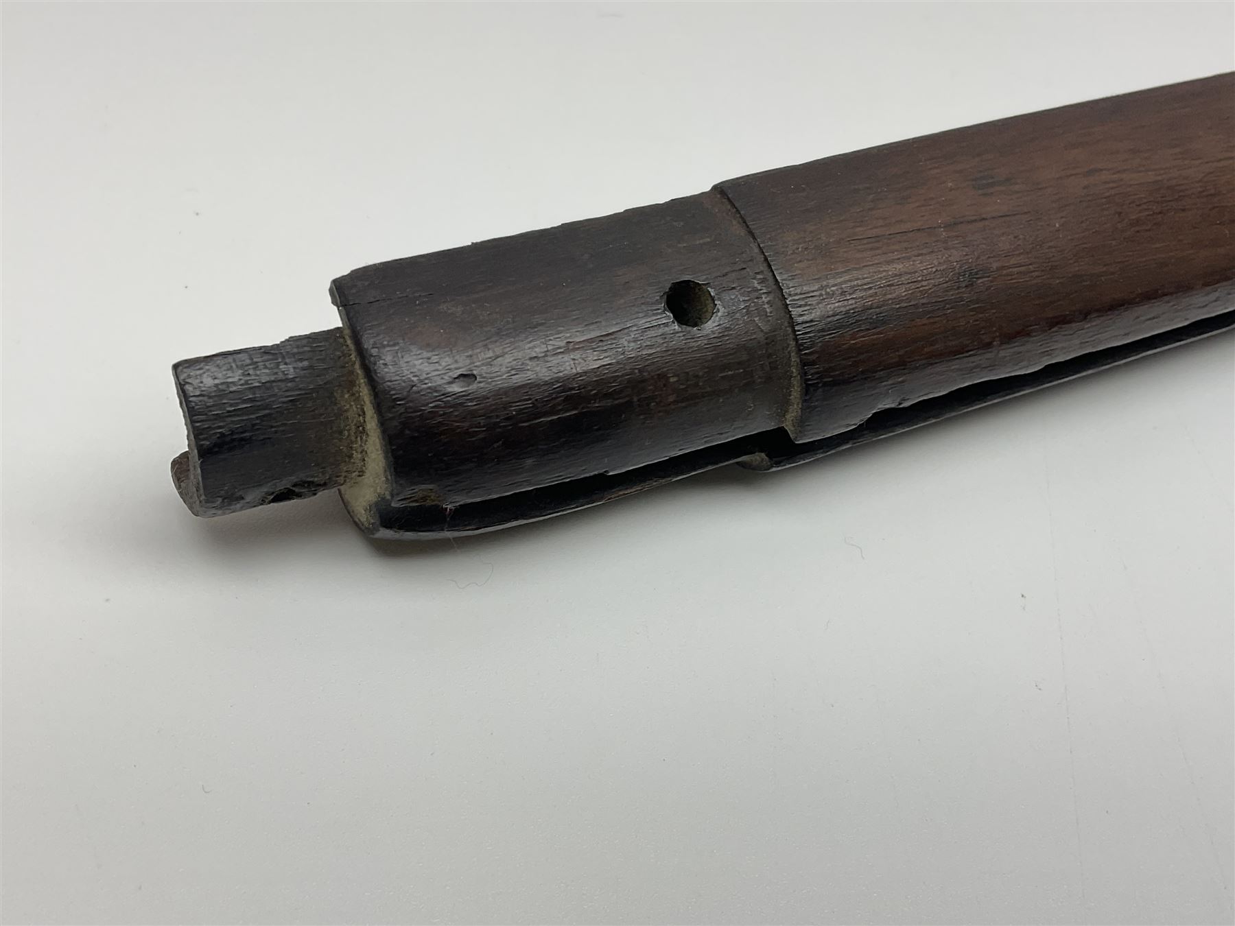 Quantity of spare parts for .577/450 Martini Henry rifle including two stocks, fore-end etc