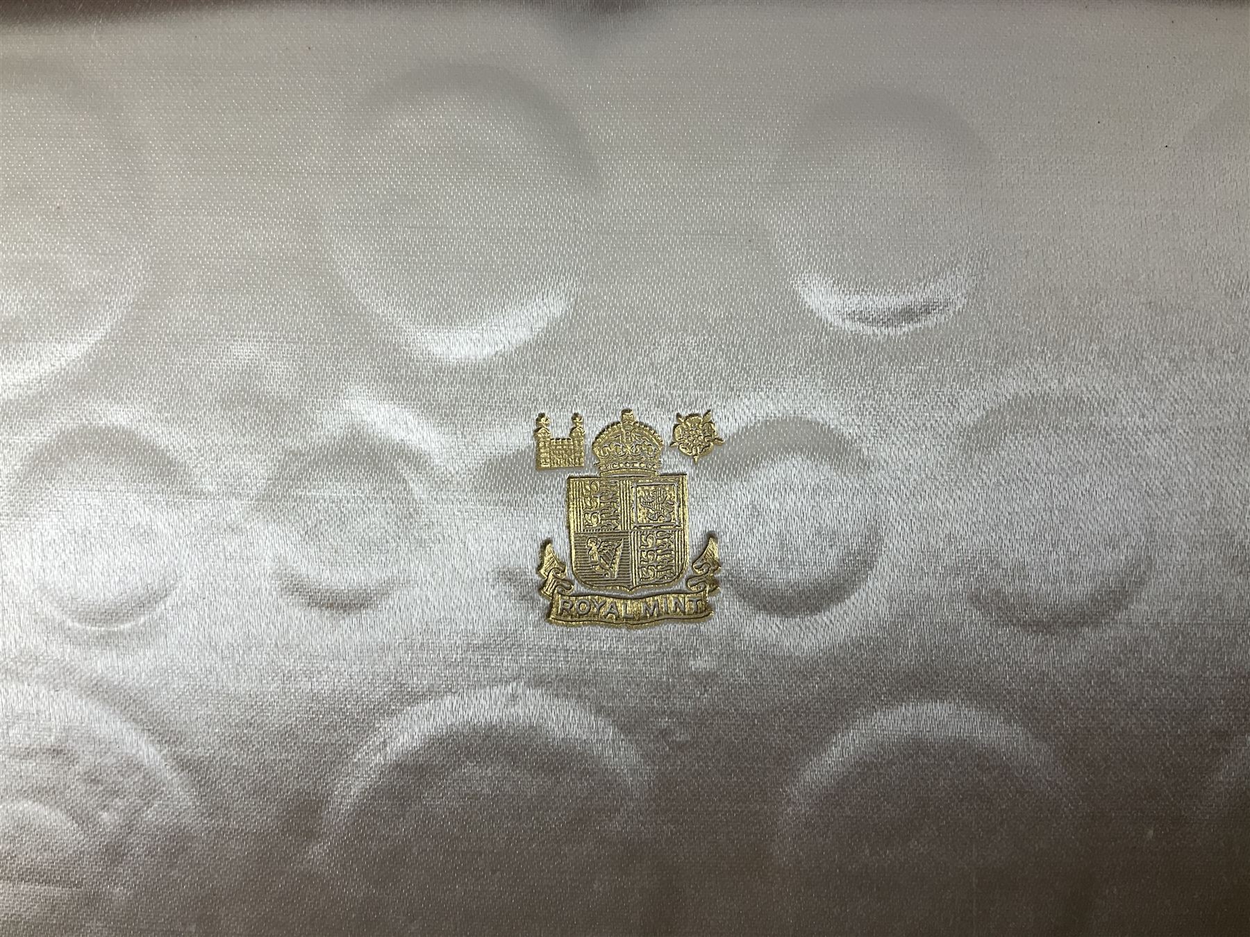 King George VI 1937 specimen coin set, fifteen coins from farthing to crown including Maundy money, in the original case