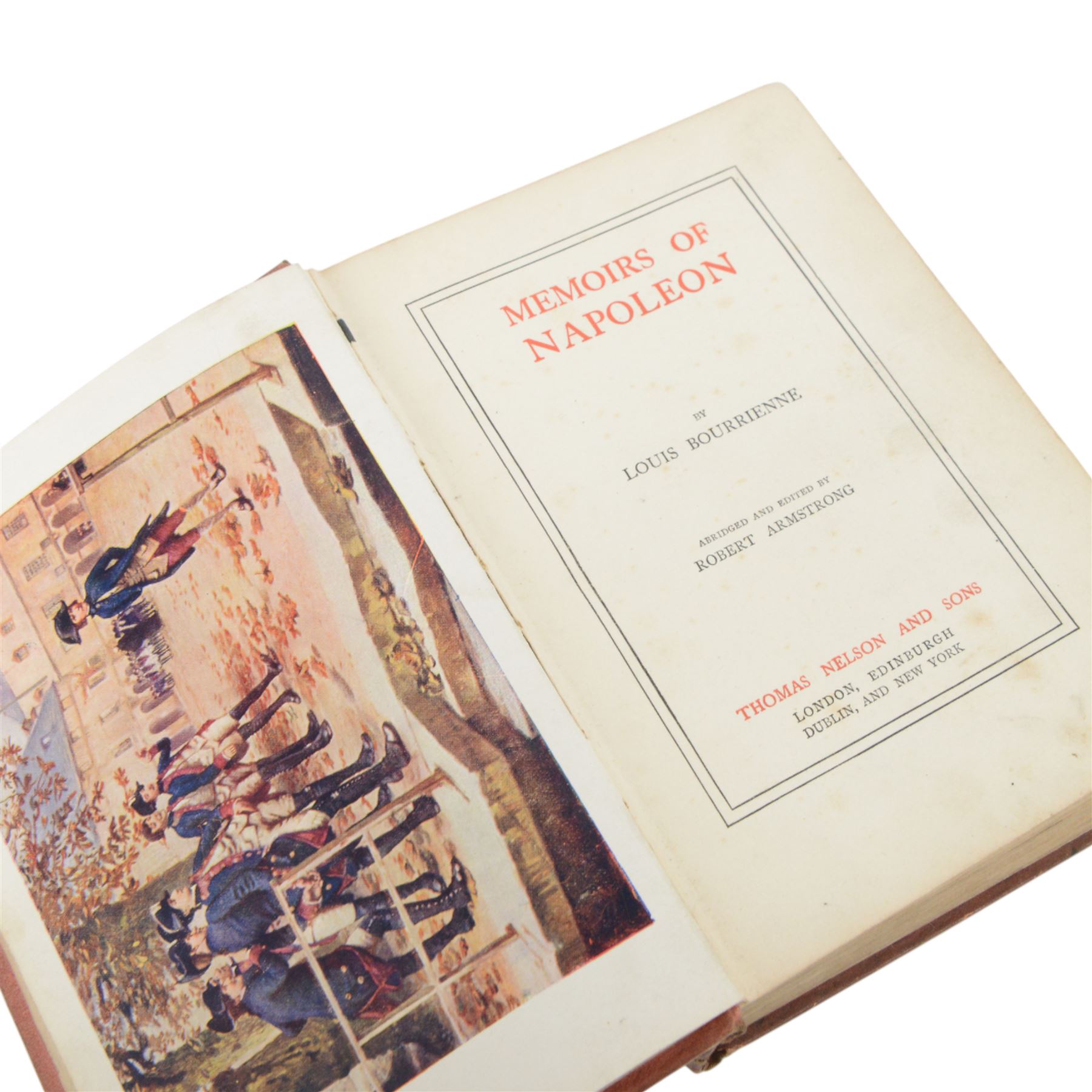 Five Napoleonic books, Napoleon Soldier and Emperor, Napoleon at Bay 1814, Napoleon, Memoirs of Napoleon and Through Russian Snows
