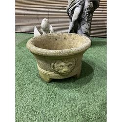 Collection of garden ornaments, figures planters, and cast stone trough - THIS LOT IS TO BE COLLECTED BY APPOINTMENT FROM DUGGLEBY STORAGE, GREAT HILL, EASTFIELD, SCARBOROUGH, YO11 3TX
